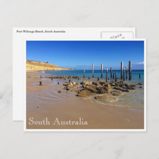 willunga strand briefkaart (Voorkant / Achterkant)