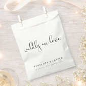 Willy in Love | Wildbloemzaad Weddenschap Ecru Bedankzakje (Geknipt)