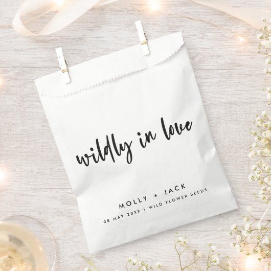 Willy in Love | Zaaigoed van wilde bloemen Moderne Bedankzakje (Geknipt)