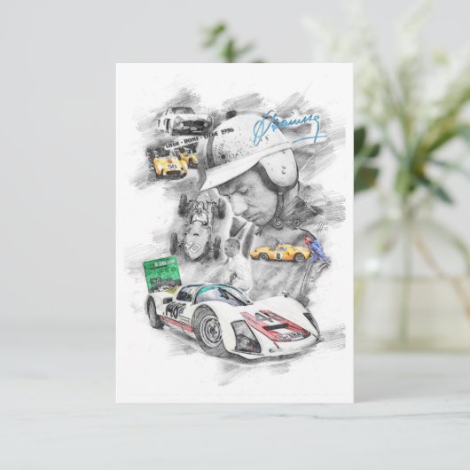 Willy Mairesse Kaart (Staand voorkant)