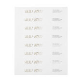 Willy Merry Return Address Labels (Vel)