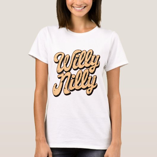 Willy nilly t-shirt (Voorkant)