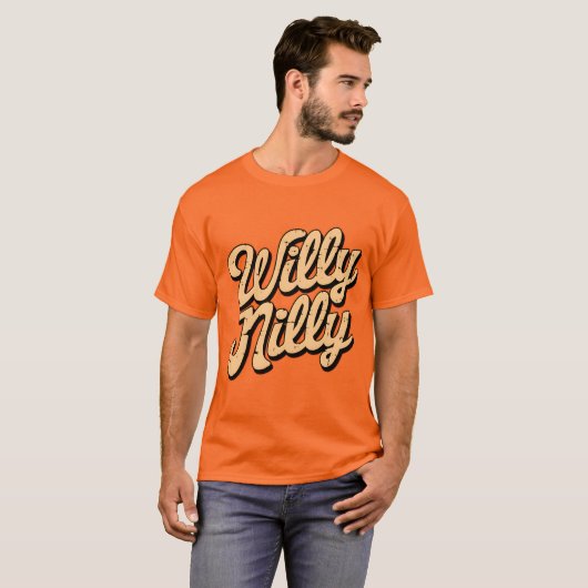 Willy nilly t-shirt (Voorkant volledig)