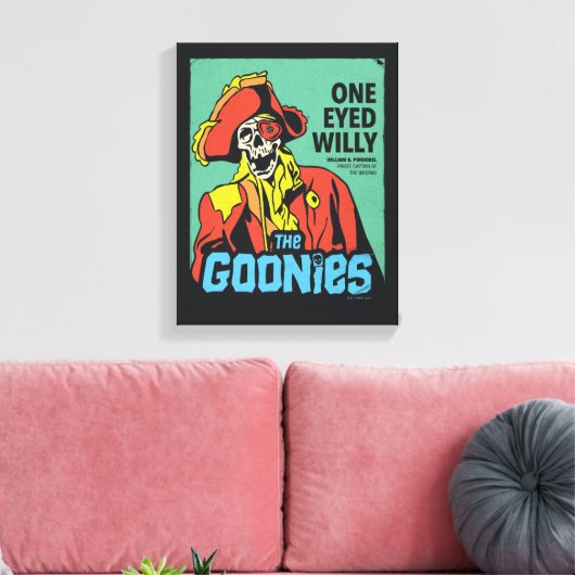 Willy Pirate Kapitein van het Inferno Canvas Afdruk (Insitu (Woonkamer))