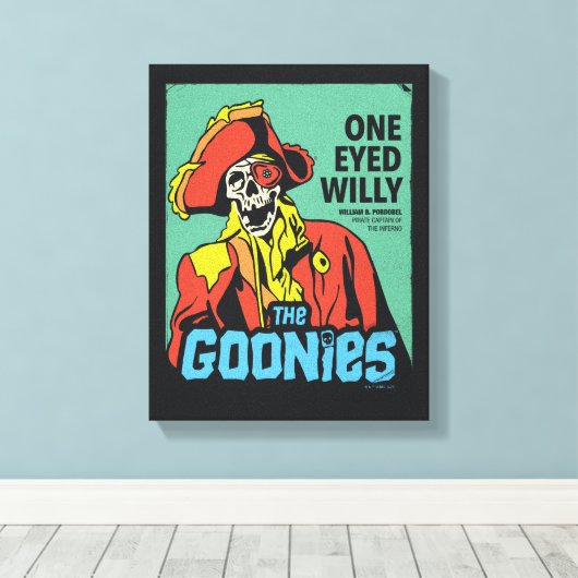 Willy Pirate Kapitein van het Inferno Canvas Afdruk (Insitu (Houten vloer))