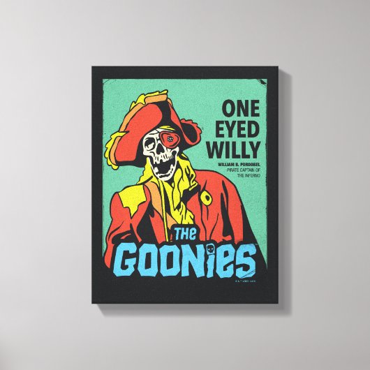 Willy Pirate Kapitein van het Inferno Canvas Afdruk (Voorkant)