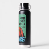 Willy Pirate Kapitein van het Inferno Waterfles (Achterkant)