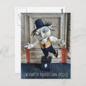 Willy T. Goblin Welcome Halloween Briefkaart (Voorkant / Achterkant)