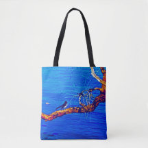 Willy Wagtail Canvas tas