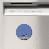 "Willy Wagtail" magneet (blauw) (Insitu (Vaatwasser))