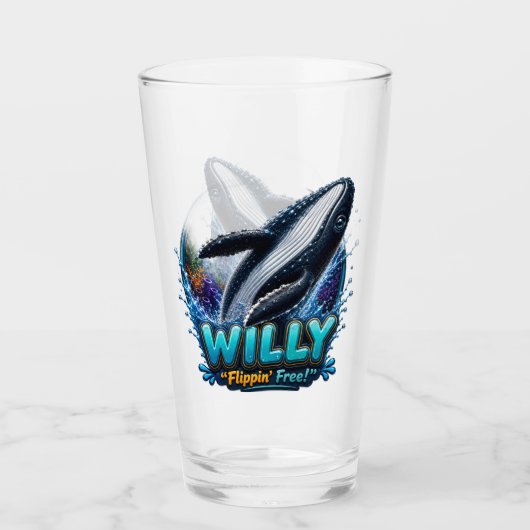 Willy Walvis – Flippin’ Vrij. Grappig Glas (Voorkant)