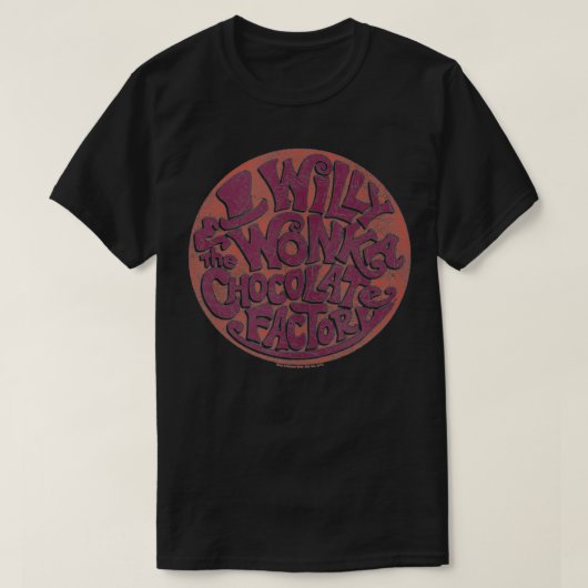 Willy Wonka and the Chocolate Factory Circle Logo T-shirt (Design voorkant)