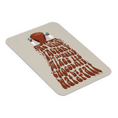 Willy Wonka Chocolate Waterfall Typografie Magneet (Rechterzijde)