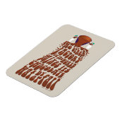 Willy Wonka Chocolate Waterfall Typografie Magneet (Linkerzijde)