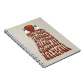 Willy Wonka Chocolate Waterfall Typografie Notitieboek (Rechterzijde)