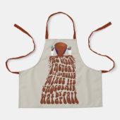 Willy Wonka Chocolate Waterfall Typografie Schort (Voorkant)