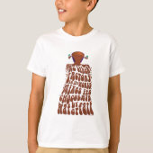 Willy Wonka Chocolate Waterfall Typografie T-shirt (Voorkant)