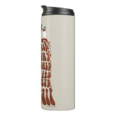 Willy Wonka Chocolate Waterfall Typografie Thermosbeker (Geroteerd rechts)