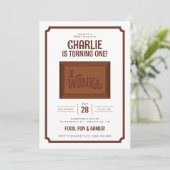 Willy Wonka en de Chocolate Factory Birthday Kaart (Staand voorkant)