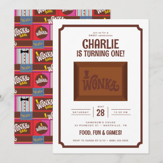 Willy Wonka en de Chocolate Factory Birthday Kaart