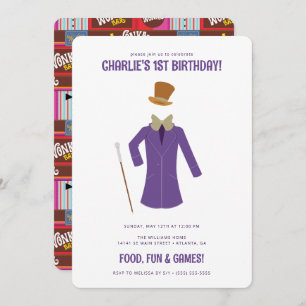 Willy Wonka en de Chocolate Factory Birthday Kaart