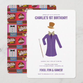 Willy Wonka en de Chocolate Factory Birthday Kaart