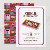 Willy Wonka en de Chocolate Factory Birthday Kaart (Voorkant / Achterkant)
