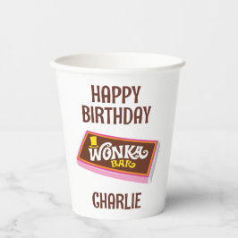 Willy Wonka en de Chocolate Factory Birthday Papieren Bekers