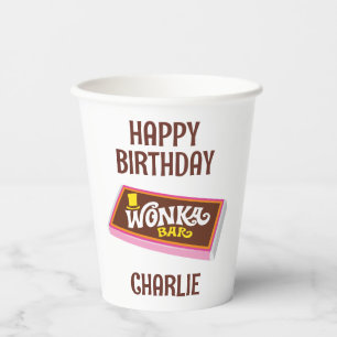 Willy Wonka en de Chocolate Factory Birthday Papieren Bekers