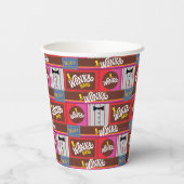 Willy Wonka en de Chocolate Factory Birthday Papieren Bekers (Achterkant)