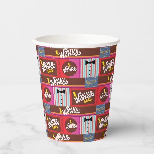 Willy Wonka en de Chocolate Factory Birthday Papieren Bekers (Voorkant)