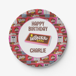 Willy Wonka en de Chocolate Factory Birthday Papieren Bordje