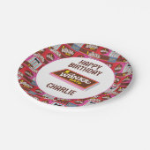 Willy Wonka en de Chocolate Factory Birthday Papieren Bordje (Gekanteld)