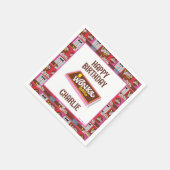 Willy Wonka en de Chocolate Factory Birthday Servet (Hoek)