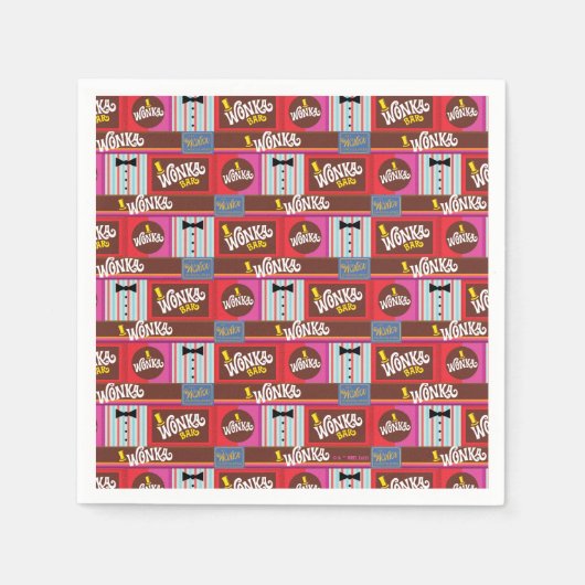 Willy Wonka en de Chocolate Factory Birthday Servet (Voorkant)