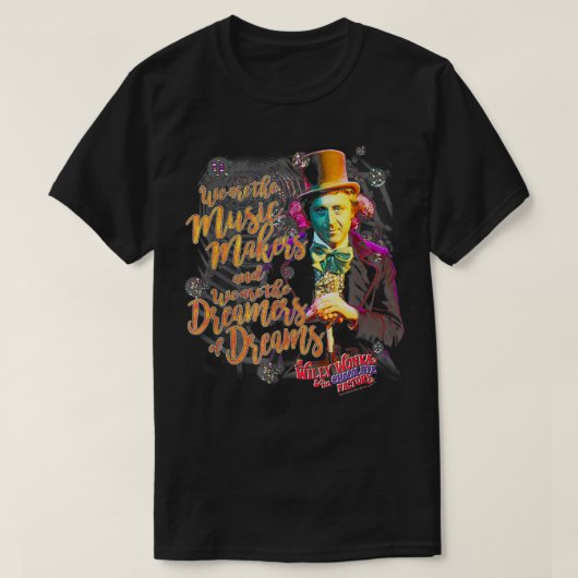 Willy Wonka en de Chocolate Factory de Muziek Ma T-shirt (Design voorkant)