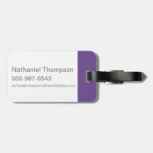 Willy Wonka en de Chocolate Factory Logo Bagagelabel (Achterkant horizontaal)