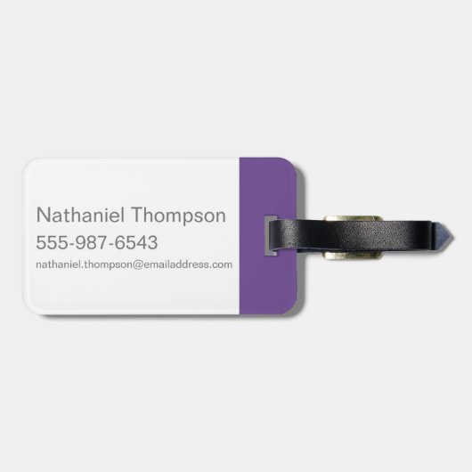 Willy Wonka en de Chocolate Factory Logo Bagagelabel (Achterkant horizontaal)