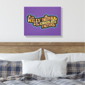 Willy Wonka en de Chocolate Factory Logo Canvas Afdruk (Insitu (Slaapkamer))