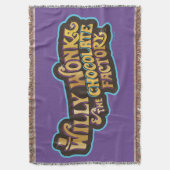 Willy Wonka en de Chocolate Factory Logo Deken (Voorkant Verticaal)