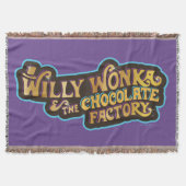 Willy Wonka en de Chocolate Factory Logo Deken (Voorkant)