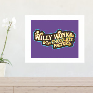 Willy Wonka en de Chocolate Factory Logo Folie Afdrukken