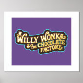 Willy Wonka en de Chocolate Factory Logo Folie Afdrukken (Voorkant)