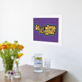 Willy Wonka en de Chocolate Factory Logo Folie Afdrukken (Laag (Keuken))