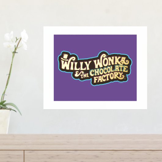 Willy Wonka en de Chocolate Factory Logo Folie Afdrukken (Insitu (Entree Tafel))