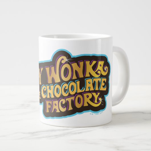 Willy Wonka en de Chocolate Factory Logo Grote Koffiekop (Voorkant rechts)