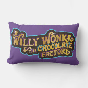 Willy Wonka en de Chocolate Factory Logo Kussen