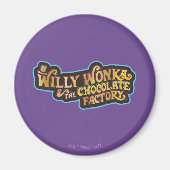 Willy Wonka en de Chocolate Factory Logo Magneet (Voorkant)