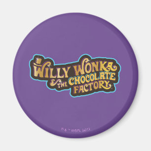 Willy Wonka en de Chocolate Factory Logo Magneet