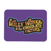 Willy Wonka en de Chocolate Factory Logo Magneet (Horizontaal)